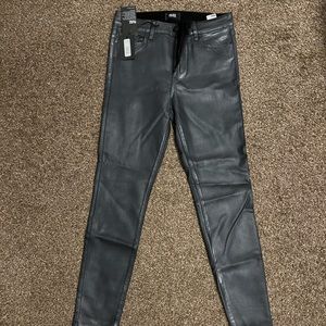Nwt Paige hoxton ultra skinny faux leather jeans size 31
